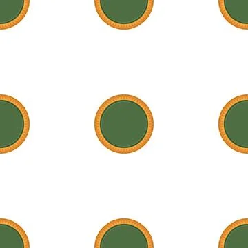 Pattern homemade cookie different taste in pastry biscuit Stock Illustration