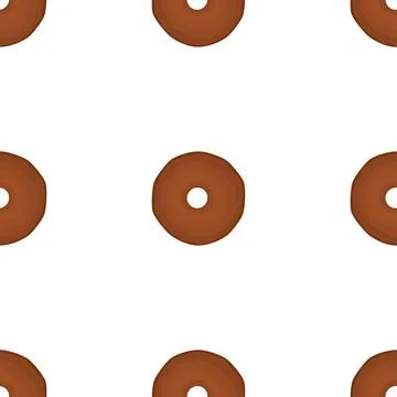 Pattern homemade cookie different taste in pastry biscuit Stock Illustration