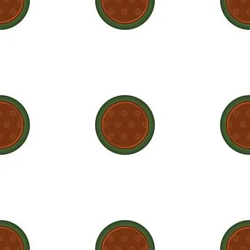 Pattern homemade cookie different taste in pastry biscuit Stock Illustration