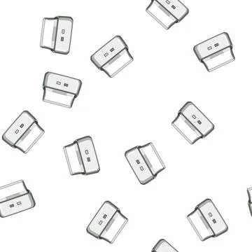 Pattern homemade yogurt maker cartoon vector 库存插图