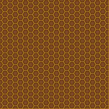 Pattern Honey Bee for Background Stockillustratie