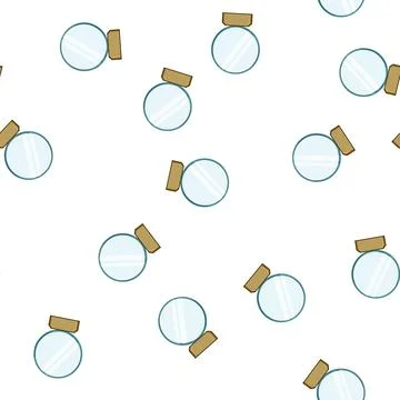 Pattern honor glass trophy cartoon vector Stock Illustration