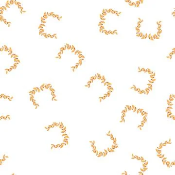 Pattern honor gold laurel cartoon vector Stock Illustration