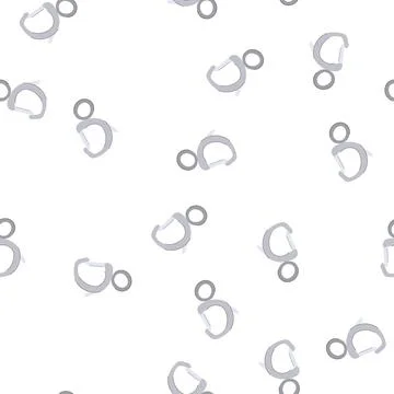 Pattern hook clasp jewelry cartoon vector Stock Illustration