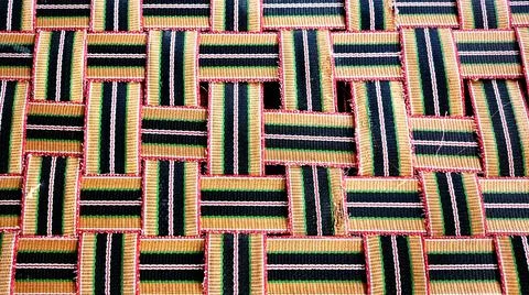 A pattern with horizontal and vertical colored segments Stock Photos