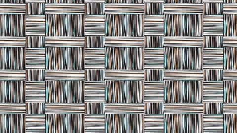 Pattern with horizontal and vertical hand made colored bands Stock Footage 150606394