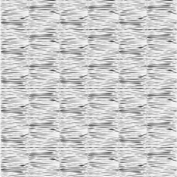 Pattern with horizontal black lines  on white background Stock Illustration