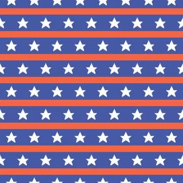 Pattern of horizontal pattern in the style of the usa flag	 Stock Illustration