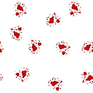 Pattern horror blood splatter cartoon vector Stock Illustration
