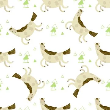 Pattern horse Stock Illustration