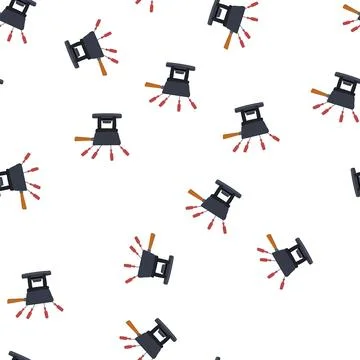 Pattern hot fondue cartoon vector Stock Illustration