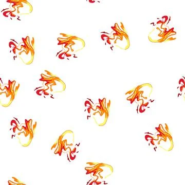 Pattern hot liquid lava cartoon vector Stock Illustration