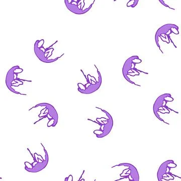 Pattern hot melted circle cartoon vector Illustrazione stock