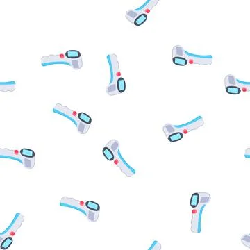 Pattern hot thermometer cartoon vector Stock Illustration
