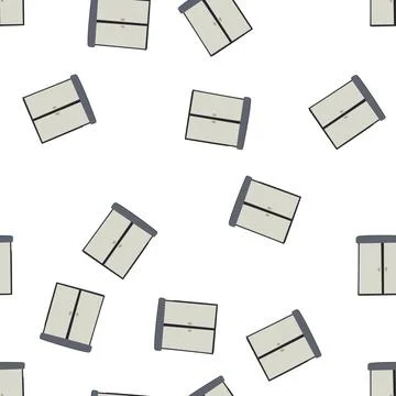 Pattern hotel shower cabin cartoon vector Illustrazione stock