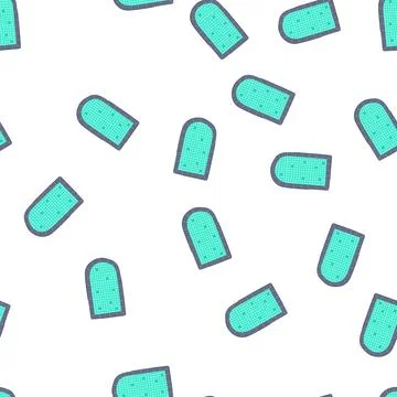 Pattern hotel top view pool cartoon vector イラスト素材