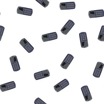 Pattern hotline button phone cartoon vector Stock Illustration