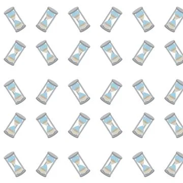 Pattern hourglass design Stock Illustration