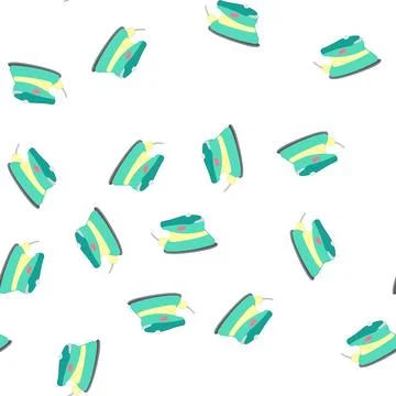 Pattern house iron laundry cartoon vector Stock Illustration