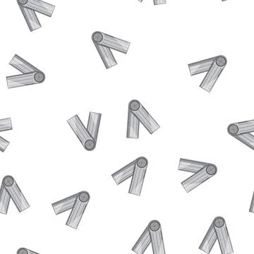 Pattern house ruler builder cartoon vector Stock Illustration