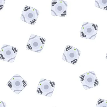 Pattern house smoke detector cartoon vector Stock Illustration