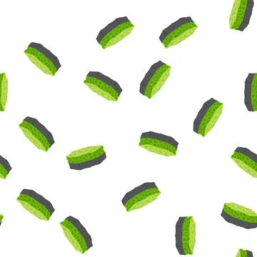 Pattern household sponge hygiene cartoon vector 库存插图