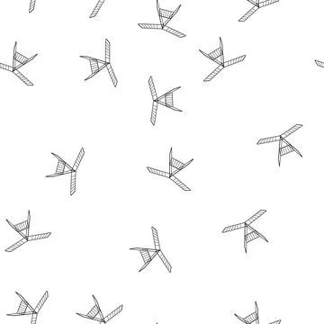 Pattern housework clothes drying rack cartoon vector Stock Illustration