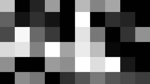 The pattern of huge black and white pixels. Stock Footage 139857374