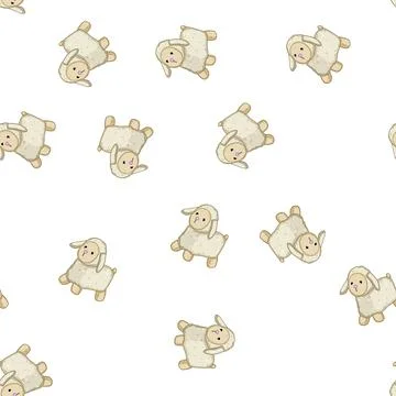 Pattern huggable stuffed animal toy cartoon vector Stock Illustration
