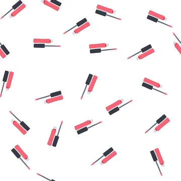 Pattern hydrating lip gloss cartoon vector 스톡 일러스트