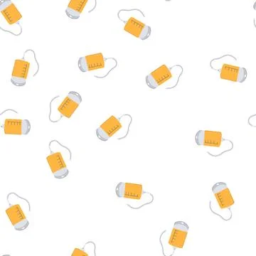 Pattern hydration iv drip bag cartoon vector イラスト素材