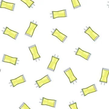 Pattern hydration iv drip bag cartoon vector イラスト素材