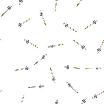 Pattern hydration serum dropper cartoon vector Stock Illustration