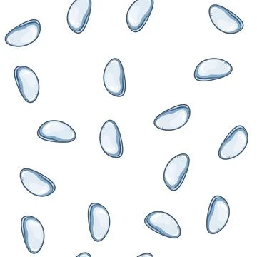 Pattern hydration water drops cartoon vector Illustrazione stock