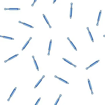 Pattern Hydraulic cylinder piston rod mechanism vector image Illustrazione stock