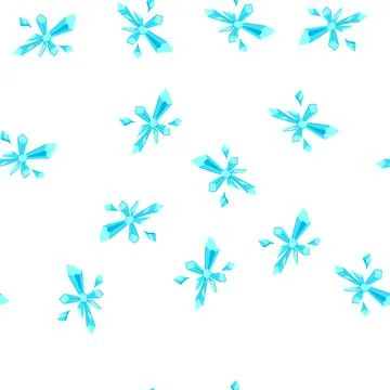 Pattern ice blast spreading energy and freezing crystals イラスト素材