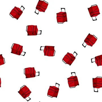 Pattern ice cooler box cartoon vector Stock Illustration