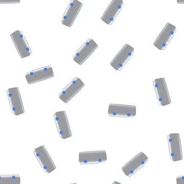 Pattern ice cooler box cartoon vector 库存插图
