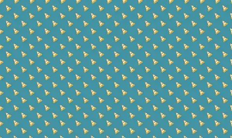 Pattern of ice cream cones on blue background Stock Illustration