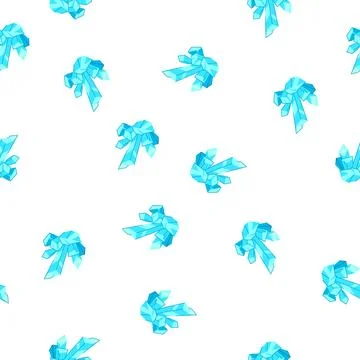 Pattern ice crystal shard formation growing abstract design Stock Illustration