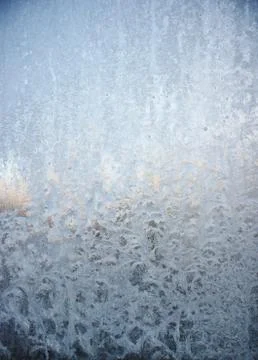 Pattern from ice Stock Illustration