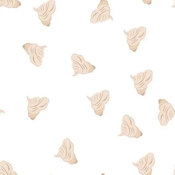 Pattern ice meringue cartoon vector Stock Illustration