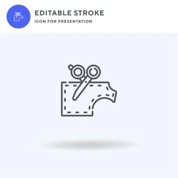 Pattern icon vector, filled flat sign, solid pictogram isolated on white, logo Stock Illustration