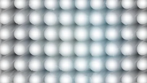 Pattern of identical white spheres Stockillustratie