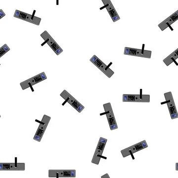 Pattern identification facial recognition lock cartoon vector Stock Illustration