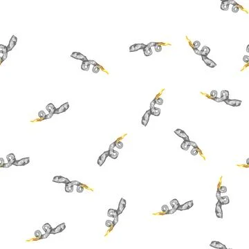 Pattern ignition rocket fire trail cartoon vector Stock Illustration