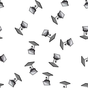 Pattern illumination microscope cartoon vector Stock Illustration