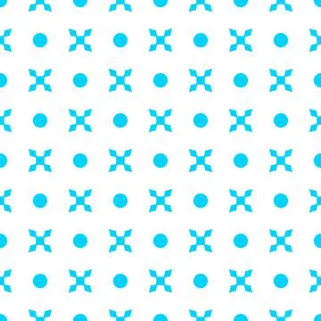 Pattern illustration of abstract flowers Stock Illustration