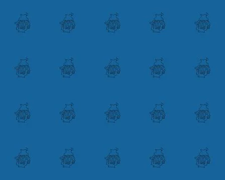 Pattern illustration decoration. Stock Illustration