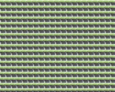 Pattern illustration designed as various abstract shapes. Stock Illustration